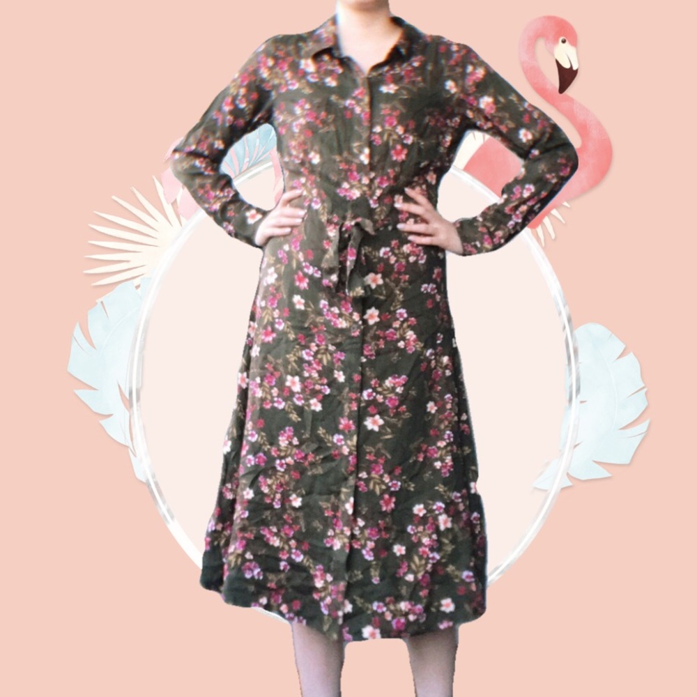 BP Floral Midi Dress